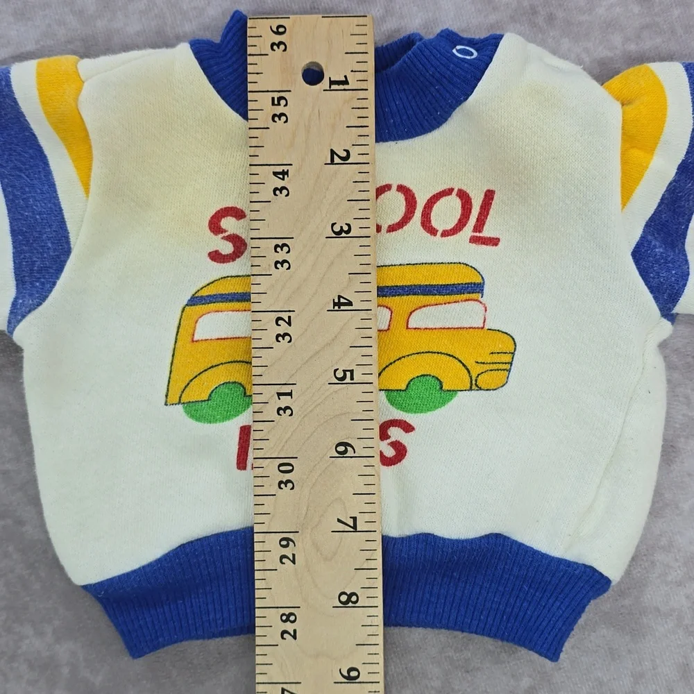 Les Kids Vintage School Bus Printed Sweatshirt